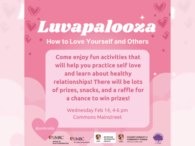 Luvapalooza · Office Of Health Promotion · Myumbc 4708