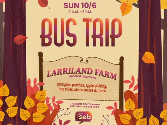 Bus Trip: Larriland Farm · (seb) Student Events Board · myUMBC