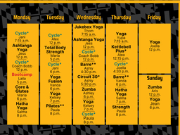 Group Fitness Fall 2025