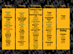 Group Fitness Fall 2025