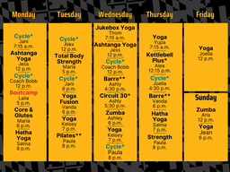 Group Fitness Fall 2025