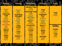 Group Fitness Fall 2025