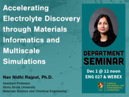Department Seminar Series: Nav Nidhi Rajput, Ph.D.