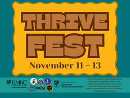 THRIVEFEST, FROM NOVEMBER 11-13, DOWNLOAD FLYERS FOR MORE INFO