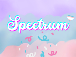 A colorful thumbnail with pastel clouds and paint splashes in the background. The word "Spectrum" is written in large, decorative font.
