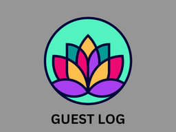 Grey background with Mosaic multicolor icon of the lotus flower.