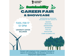 Sustainability Career Fair and Showcase Logo