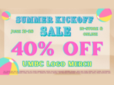 beachy advertisement with text, Summer Kickoff Sale