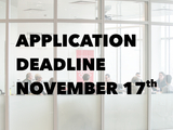 Application Deadline November 17th