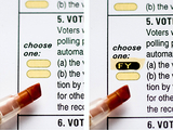 Scantegrity ballot